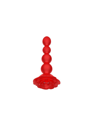 Rose rotating anal beads