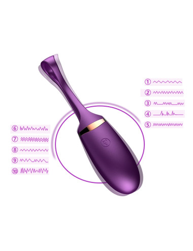 Jajko/wibr-Vibrating Silicone Love EGG USB 10 Function / Voice Control