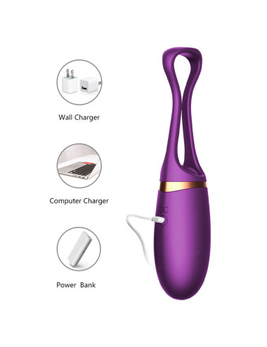 Jajko/wibr-Vibrating Silicone Love EGG USB 10 Function / Voice Control