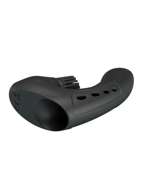 PRETTY LOVE Magic Finger Drill USB - Nakładka na palce, 3 Wibracje, 3 Obroty - Zabawki erotyczne, silikon