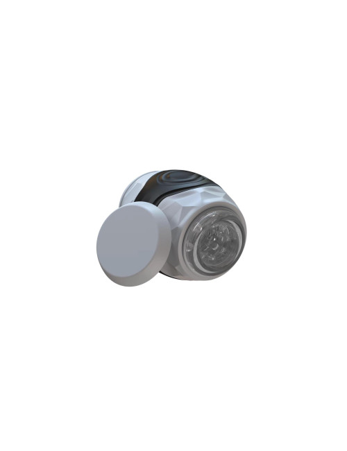VIBRATING BALL MALE STROKER - Masturbator męski 10 wibracji IPX7 ładowanie magnetyczne