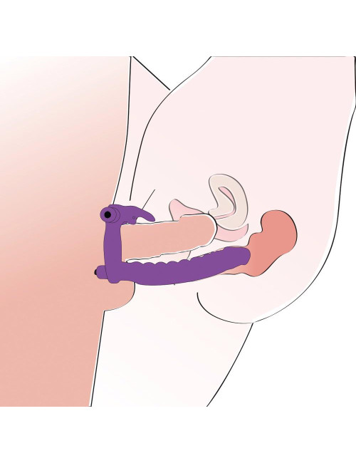 Silicone Strap-on z wibracją – zabawki, pierścienie z wibracją, dildo silikonowy 16 cm