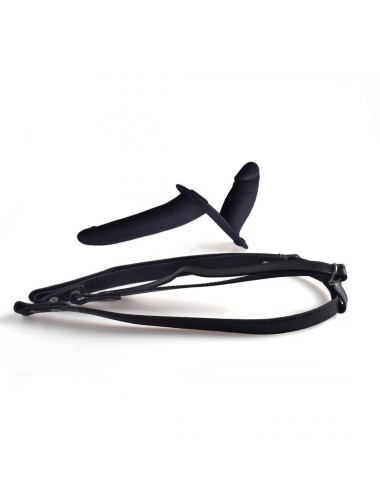 Cintura doppio fallo strap-on Black