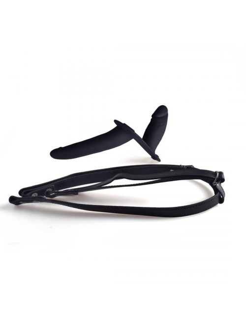 Toyz4lovers Cintura Doppio Fallo Strap-On Black