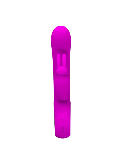 PRETTY LOVE Webb Pink USB - Wibrator Króliczek Silikonowy, 12 Trybów, 21 cm