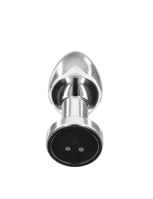 ToyJoy Medium Silver – wibrujący korek analny ze stali nierdzewnej
