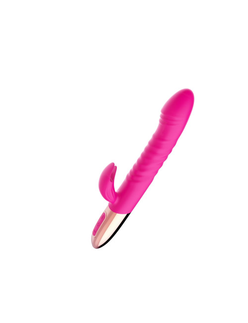 Wibrator Królik USB – Grzanie, 10 Trybów, Wodoodporny, Silikon Medyczny