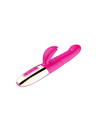 Wibrator - Rechargeable Thrusting Vibrator USB 10 Functions - Heating