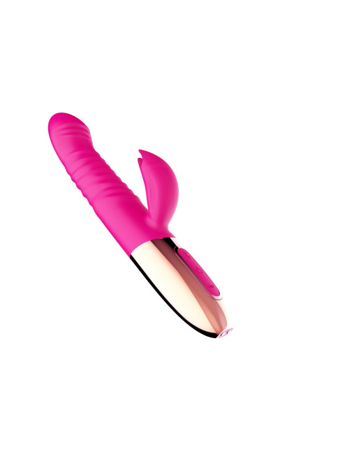 Wibrator Królik USB – Grzanie, 10 Trybów, Wodoodporny, Silikon Medyczny