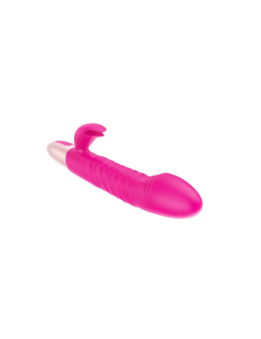Wibrator - Rechargeable Thrusting Vibrator USB 10 Functions - Heating
