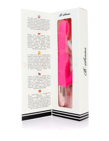 Wibrator - Rechargeable Thrusting Vibrator USB 10 Functions - Heating