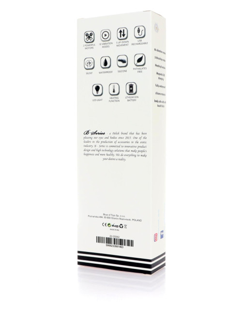 Wibrator Królik USB – Grzanie, 10 Trybów, Wodoodporny, Silikon Medyczny