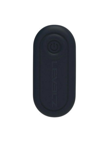 Remote Control Beaded Vibrating Silicone Anal Plug - Black