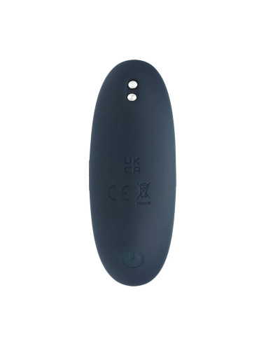 Classic Vibrating Silicone Anal Plug - S - Black