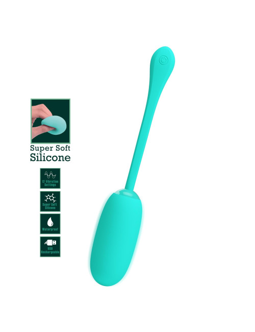 Pretty Love Julius Egg Green – Bezprzewodowe jajko wibrujące