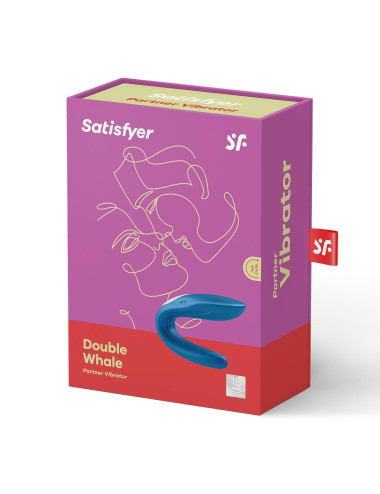 Satisfyer Partner Whale – Wibrator dla par, wodoodporny, USB