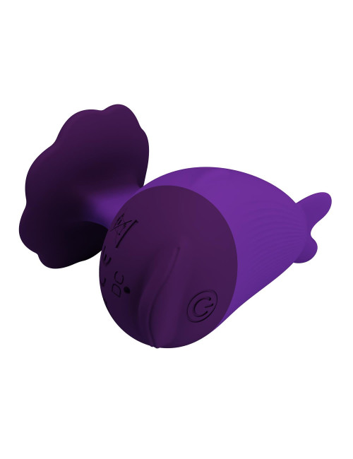Pretty Love Dolphin Purple – Mini wibrator silikonowy