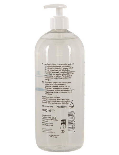 Just Glide Toylube 1000 ml – Lubrykant na bazie wody – Afrodyzjaki, do zabawek erotycznych