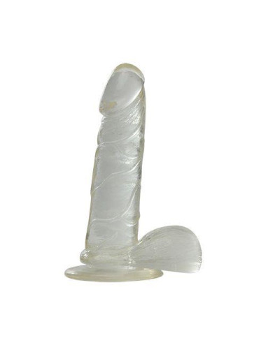 Dildo-JELLY DILDO REAL RAPTURE CLEAR 6,5"