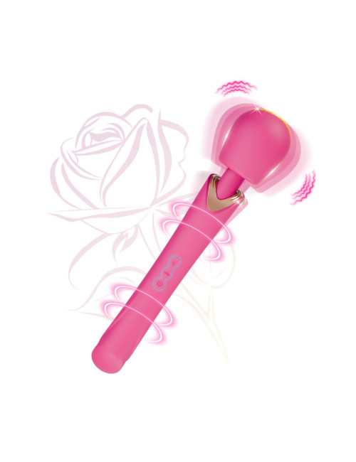 Perfect Wand Pink – Wibrator/Masażer Zabawki, silikon medyczny, wodoodporny, 10 trybów