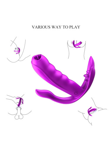 Stymulator-Silicone Panty Vibrator USB 7 Function / Heating