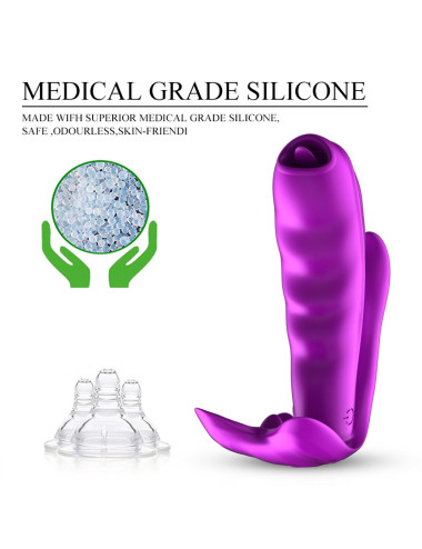 Stymulator-Silicone Panty Vibrator USB 7 Function / Heating