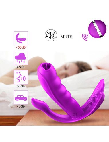 Stymulator-Silicone Panty Vibrator USB 7 Function / Heating