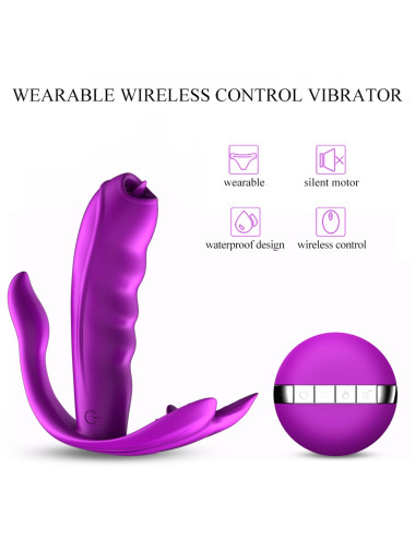 Stymulator-Silicone Panty Vibrator USB 7 Function / Heating