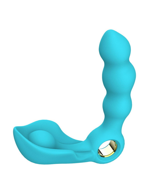Stymulator prostaty Angelo Potrójny Masażer Prostaty Anal 3 Tryby (niebieski)