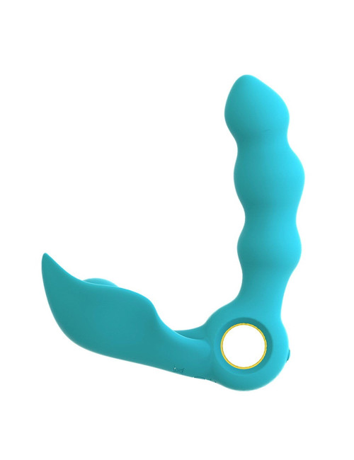 Stymulator prostaty Angelo Potrójny Masażer Prostaty Anal 3 Tryby (niebieski)