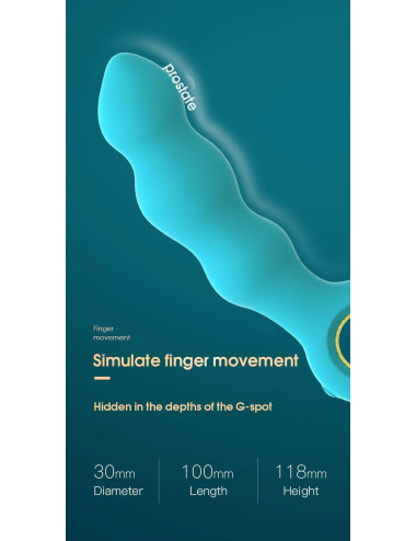 Stymulator-Angelo Male Prostate Triple Stimulation (blue)