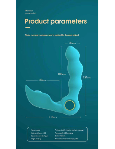 Stymulator-Angelo Male Prostate Triple Stimulation (blue)