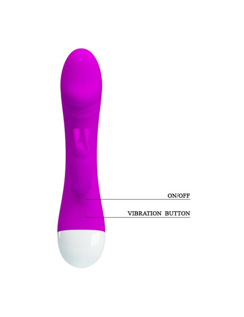 Pretty Love Will Silikonowy wibrator króliczek USB 30-funkcyjny