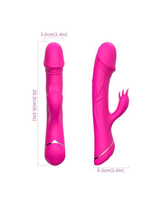 Rubberco Rose Red, 2* 9 vibration functions