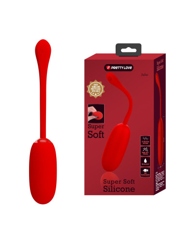 PRETTY LOVE - JULIUS EGG Red 12 function vibrations