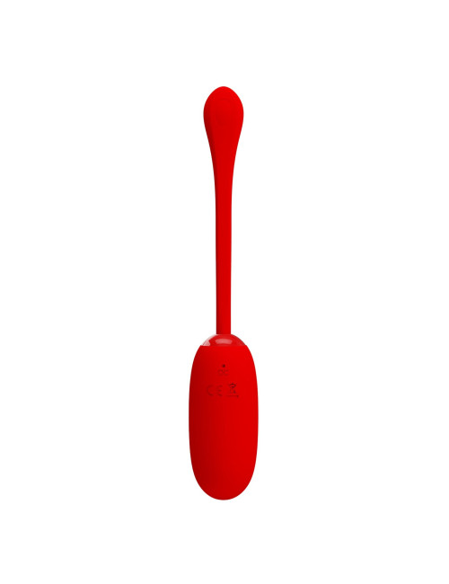 PRETTY LOVE Julius Egg Red - Bezprzewodowe Jajko Wibrujące 12 Funkcji