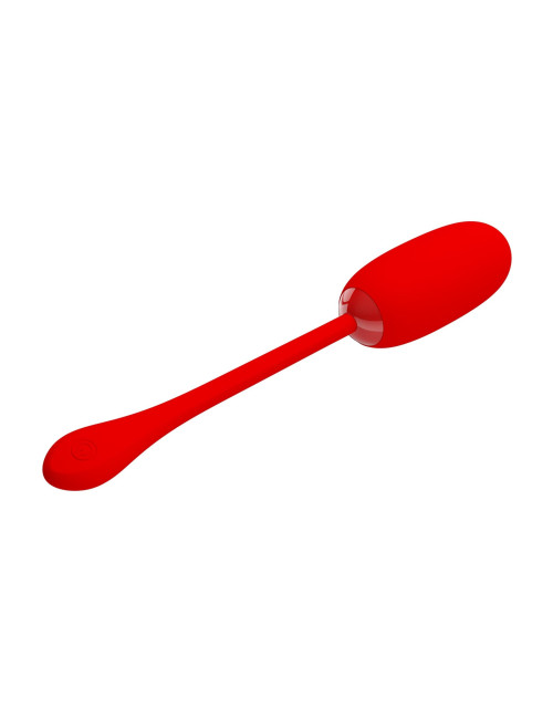 PRETTY LOVE Julius Egg Red - Bezprzewodowe Jajko Wibrujące 12 Funkcji