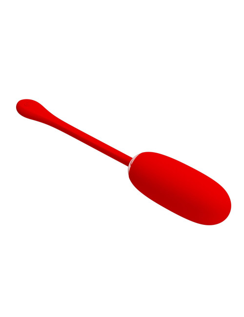 PRETTY LOVE Julius Egg Red - Bezprzewodowe Jajko Wibrujące 12 Funkcji