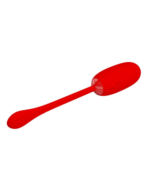 PRETTY LOVE Julius Egg Red - Bezprzewodowe Jajko Wibrujące 12 Funkcji