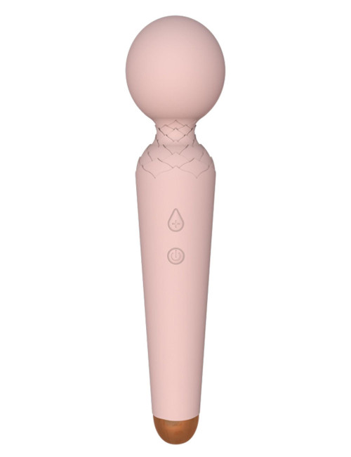 Stymulator Power Wand USB – Wibrator 10 Funkcji, Masażer Silikonowy, Wodoodporny, Ergonomiczny Uchwyt, Ładowanie USB