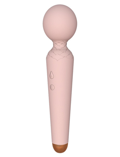 Stymulator Power Wand USB – Wibrator 10 Funkcji, Masażer Silikonowy, Wodoodporny, Ergonomiczny Uchwyt, Ładowanie USB