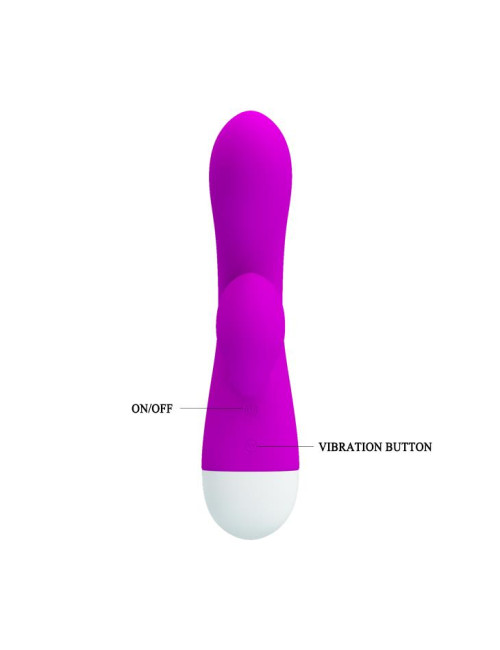 PRETTY LOVE ELI USB Wibrator Punkt G - Królik Silikonowy 30 Funkcji, Wodoodporny