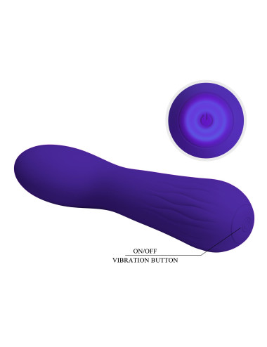 PRETTY LOVE - Faun dark Purple,G-spot vibrator, 12 vibration functions Memory function