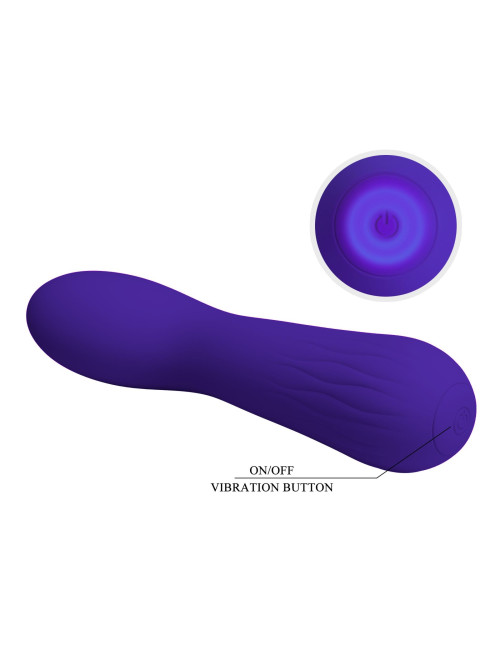 PRETTY LOVE Faun G-Spot Vibrator Purple - Wibrator Punktu G z 12 funkcjami i pamiecia