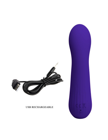 PRETTY LOVE - Faun dark Purple,G-spot vibrator, 12 vibration functions Memory function