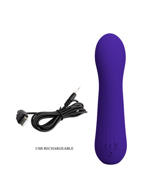 PRETTY LOVE Faun G-Spot Vibrator Purple - Wibrator Punktu G z 12 funkcjami i pamiecia