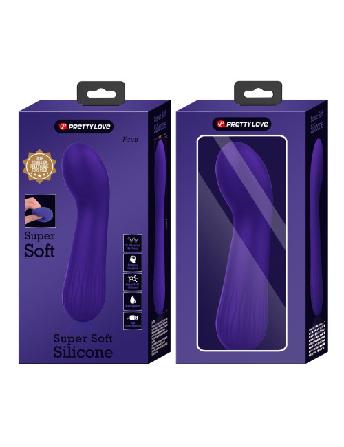 PRETTY LOVE Faun G-Spot Vibrator Purple - Wibrator Punktu G z 12 funkcjami i pamiecia