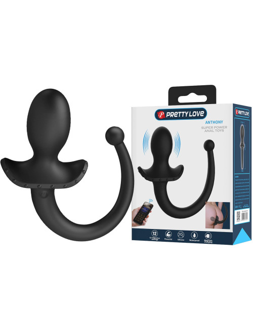 Pretty Love Anthony - Wibrujący analny plug z aplikacją mobilną