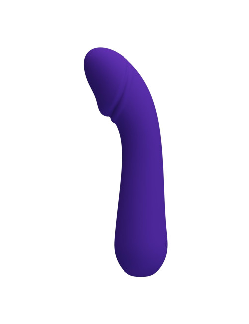 PRETTY LOVE Cetus Dark Purple – Silikonowy Wibrator Punktu G, 12 Funkcji, Pamięć