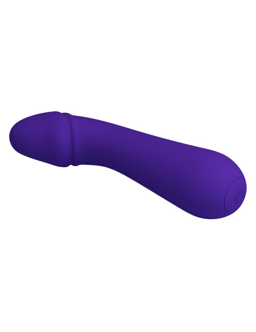 PRETTY LOVE Cetus Dark Purple – Silikonowy Wibrator Punktu G, 12 Funkcji, Pamięć